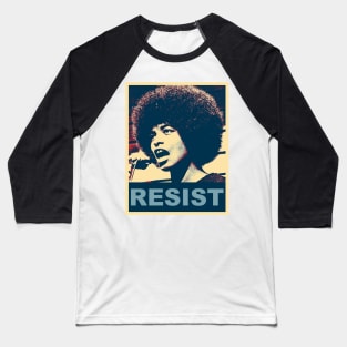 Angela Davis Resist Baseball T-Shirt